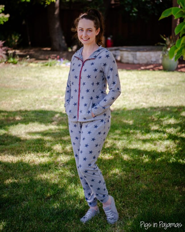 Navy and Gray Star Vintage Lounge Suit