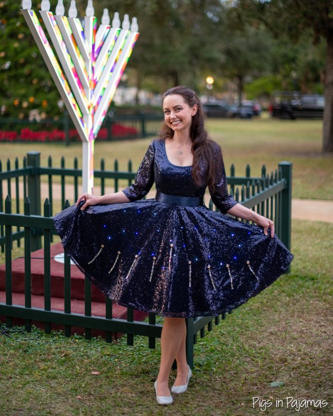 Hanukkah LED Skirt